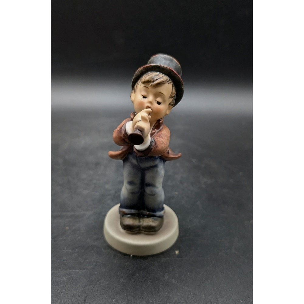 Goebel Hummel Serenade Figurine Boy with Flute and Top Hat Germany